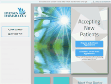 Tablet Screenshot of fivensondermatology.com